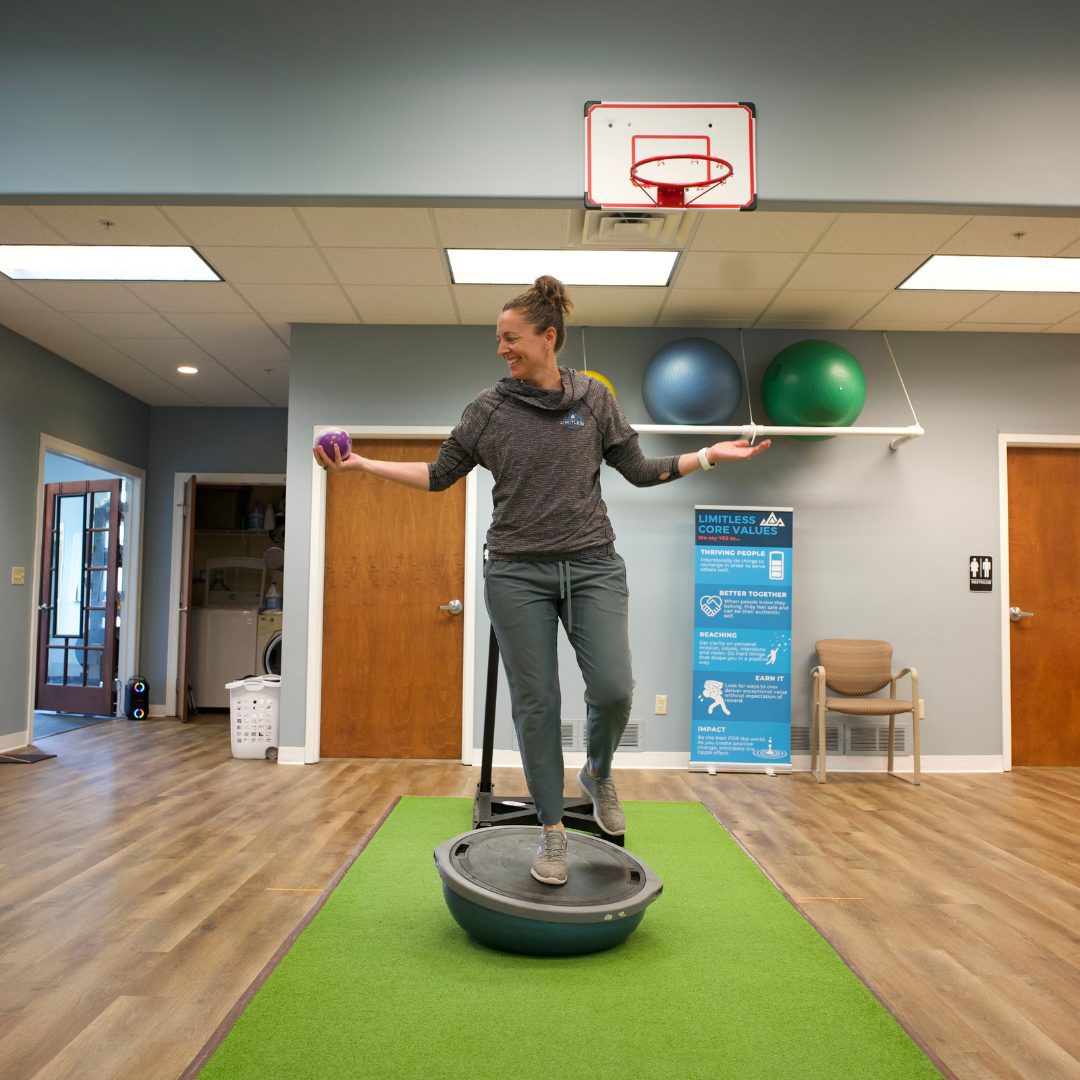 limitless-physical-therapy-bosu-balance-training